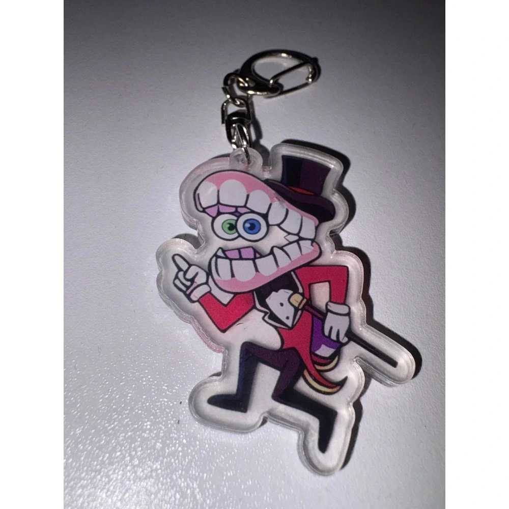 The Amazing Digital Circus Caine Acrylic Keychain Ringmaster‎ Bag Charm Glitch